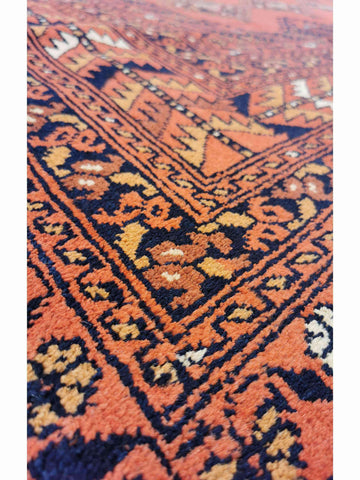 300 x 200 cm Handwoven Afghan Khan Tribal Red Large Rug - Rugoutlet