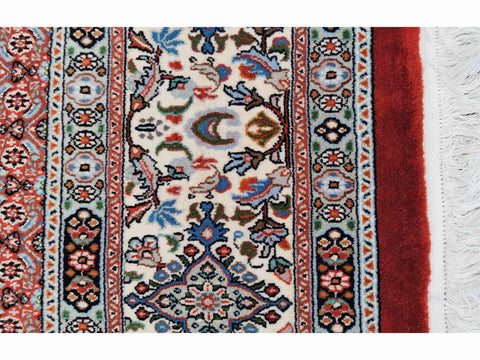 300 x 200 cm Moud Rasberry Geometric Red Large Rug - Rugoutlet