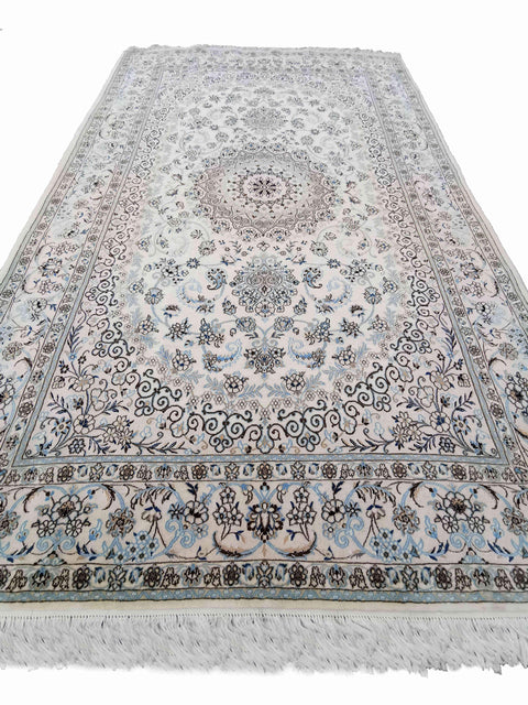 Persian Nain Wool Rug 300 x 200 cm (9.84 x 6.56 ft) – Design 2