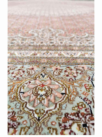 300 x 200 cm Tabriz Mahi Silk & Wool Traditional Red Large Rug - Rugoutlet