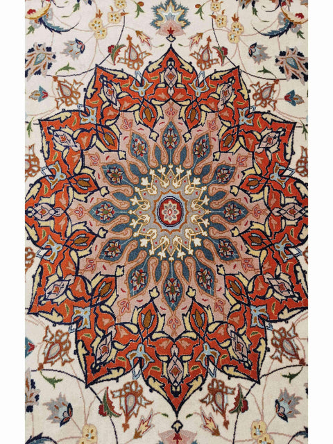 Persian Tabriz Wool & Silk Rug 300 x 200 cm (9.84 x 6.56 ft) – Design 2