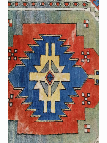 300 x 200 cm Turkish Karz Traditional Blue Large Rug - Rugoutlet