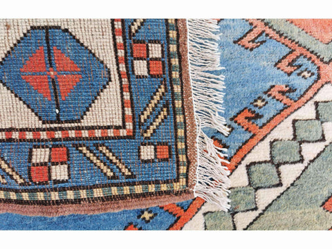 300 x 200 cm Turkish Karz Traditional Blue Large Rug - Rugoutlet
