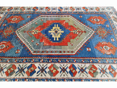 300 x 200 cm Turkish Karz Traditional Blue Large Rug - Rugmaster