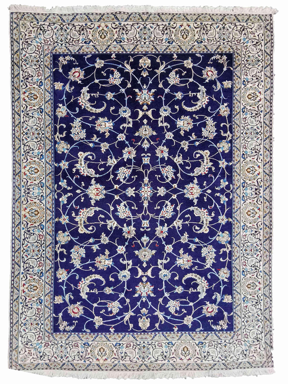 300 x 204 cm Nain 9la Traditional Blue Large Rug - Rugoutlet