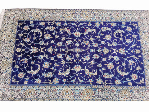 300 x 204 cm Nain 9la Traditional Blue Large Rug - Rugoutlet