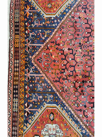 300 x 204 cm Qashqai Tribal Red Large Rug - Rugoutlet