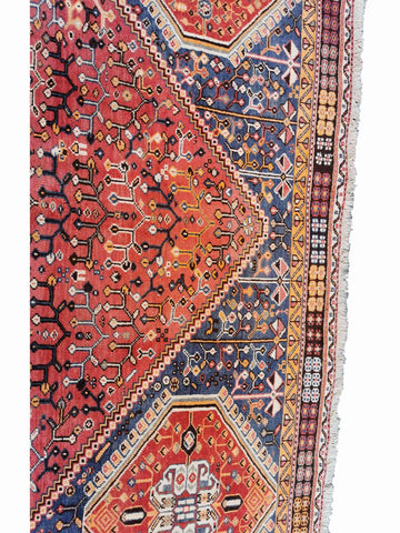 300 x 204 cm Qashqai Tribal Red Large Rug - Rugmaster