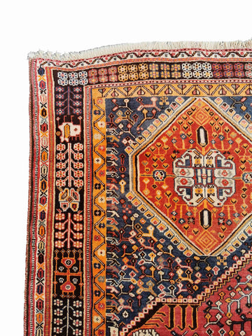 300 x 204 cm Qashqai Tribal Red Large Rug - Rugoutlet