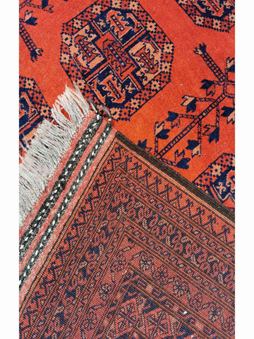 300 x 206 cm Afghan Khan Tribal Red Large Rug - Rugmaster