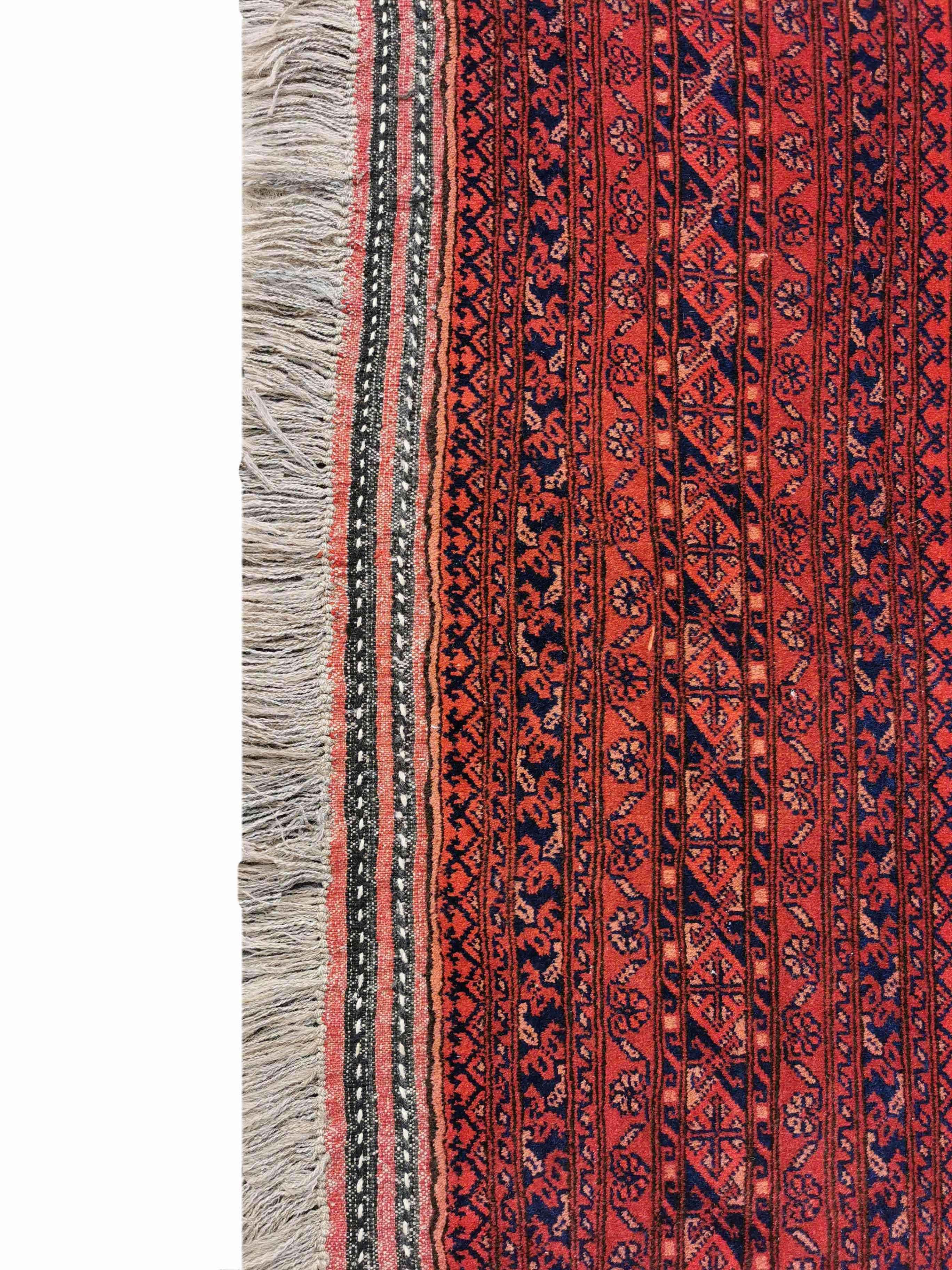 300 x 206 cm Afghan Khan Tribal Red Large Rug - Rugmaster
