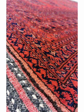 300 x 206 cm Afghan Khan Tribal Red Large Rug - Rugoutlet
