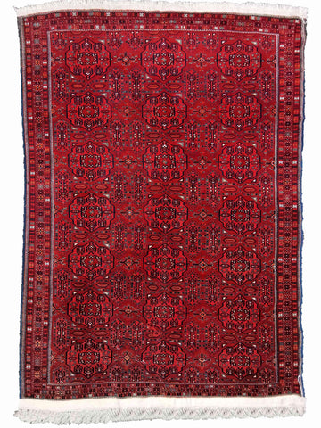 300 x 207 cm Afghan Bashir Tribal Red Large Rug - Rugmaster