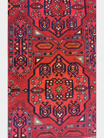 300 x 207 cm Afghan Bashir Tribal Red Large Rug - Rugmaster