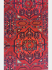 300 x 207 cm Afghan Bashir Tribal Red Large Rug - Rugoutlet