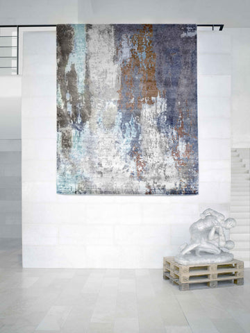 300x250 cm Indian Viscose Beige Rug-No. 3, Mix - Rugoutlet