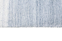 300 x 300 cm Indian Wool/Viscose Blue Rug-Blau, Blue - Rugmaster