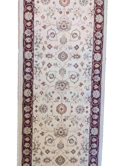 300 x 70 cm Ziegler powerloom Antique Beige Rug - Rugoutlet
