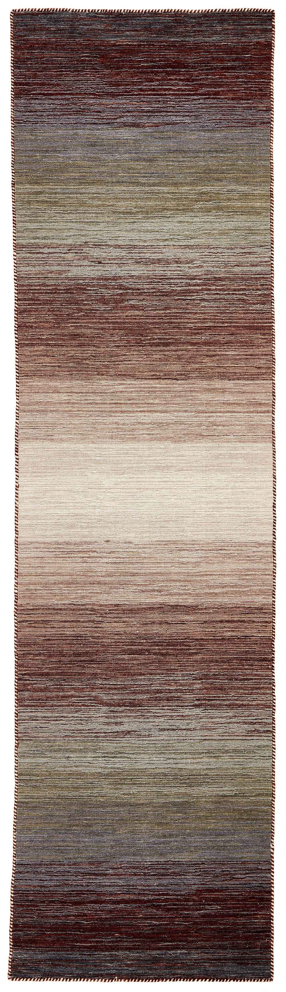 300x80 cm  Indian Wool Multicolor Rug-HLD180805, Black Terra