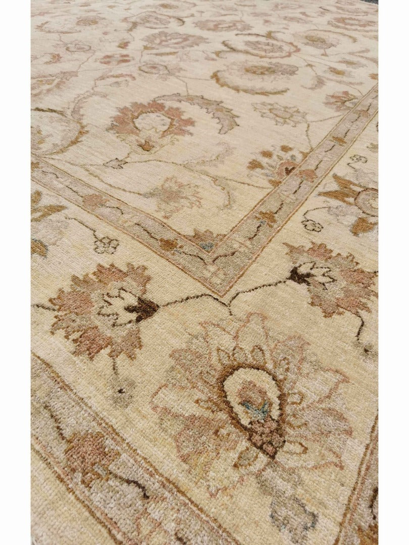 301 x 247 cm Ziegler Antique Beige Large Rug - Rugoutlet