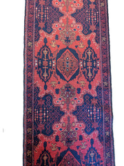 302 x 85 cm Afghan Khan Tribal Red Rug - Rugoutlet