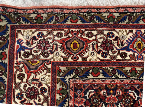 303 x 205 cm Persian Bijar Traditional Red Large Rug - Rugmaster