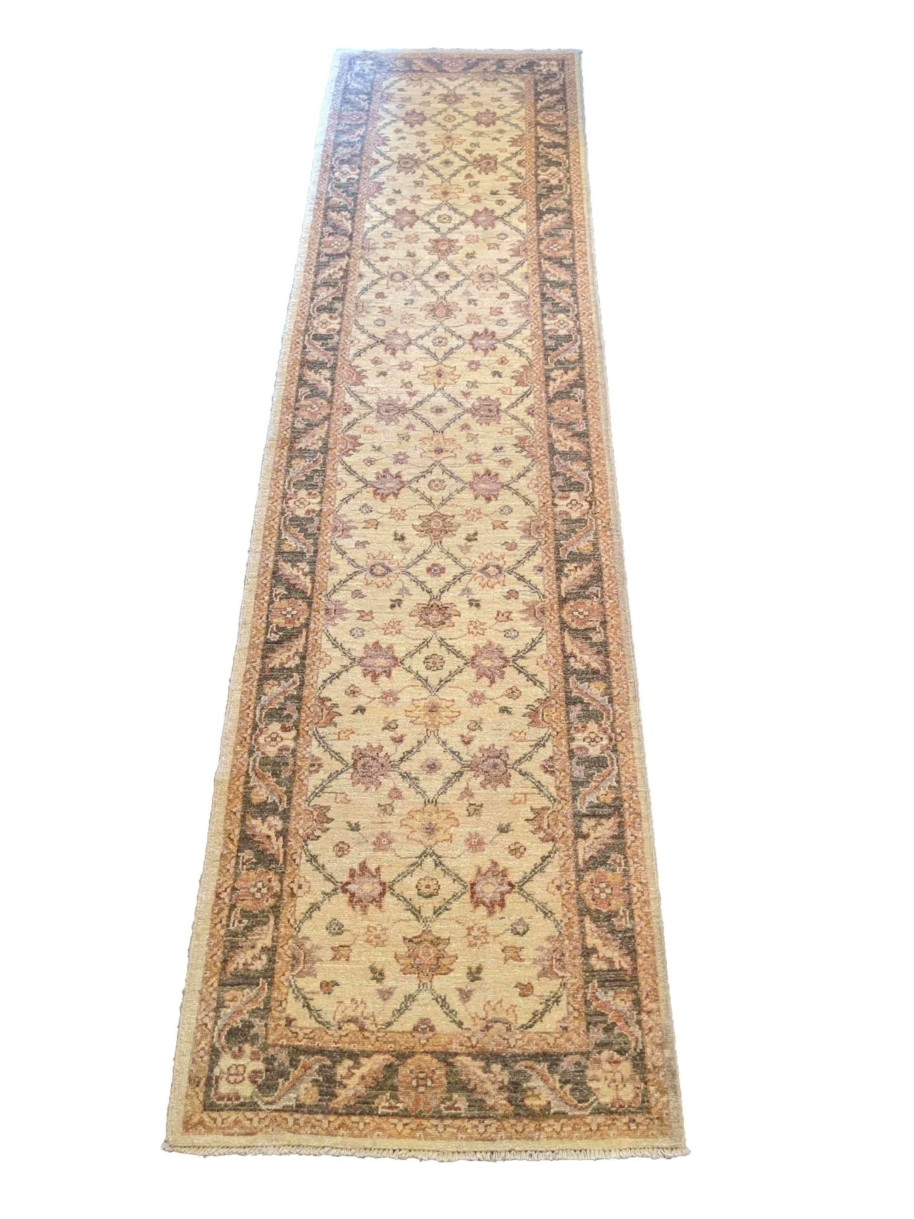 304 x 78 cm Ziegler Antique Beige Rug - Rugoutlet