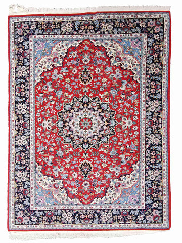 305 x 198 cm Ardakan Traditional Red Large Rug - Rugoutlet