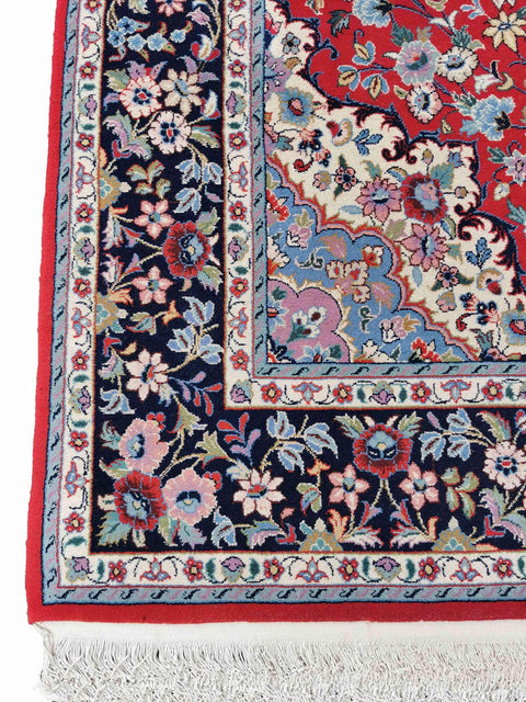 305 x 198 cm Ardakan Traditional Red Large Rug - Rugoutlet