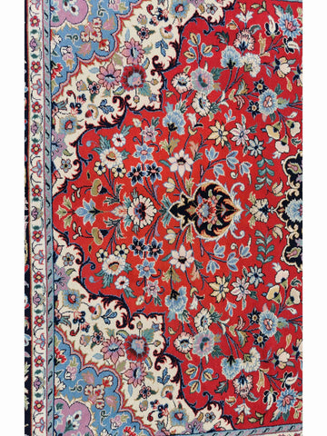 305 x 198 cm Ardakan Traditional Red Large Rug - Rugmaster