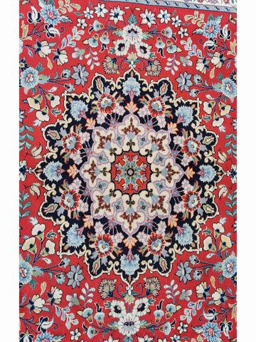 305 x 198 cm Ardakan Traditional Red Large Rug - Rugmaster