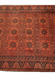 305 x 200 cm Afghan Khan Tribal Red Large Rug - Rugoutlet