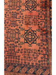 305 x 200 cm Afghan Khan Tribal Red Large Rug - Rugoutlet