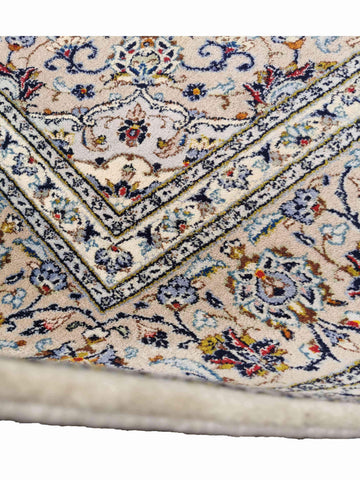 305 x 205 cm Kashan Traditional Yellow Large Rug - Rugoutlet