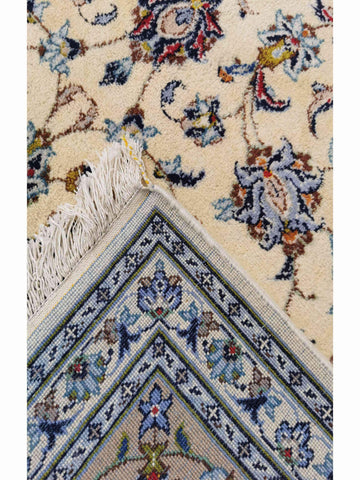 305 x 205 cm Kashan Traditional Yellow Large Rug - Rugoutlet
