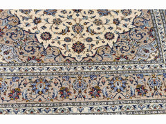 305 x 205 cm Kashan Traditional Yellow Large Rug - Rugoutlet