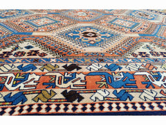 305 x 205 cm Yalameh Tribal Orange Large Rug - Rugmaster