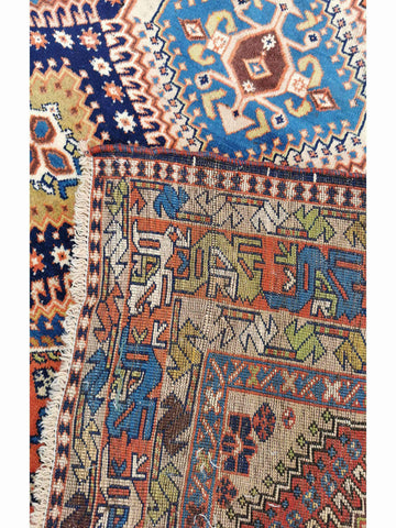 305 x 205 cm Yalameh Tribal Orange Large Rug - Rugoutlet