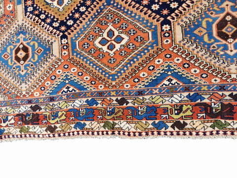 305 x 205 cm Yalameh Tribal Orange Large Rug - Rugoutlet