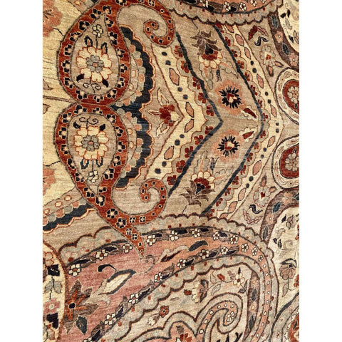 305 x 246 cm Natural dye Modern Yellow Large Rug - Rugmaster