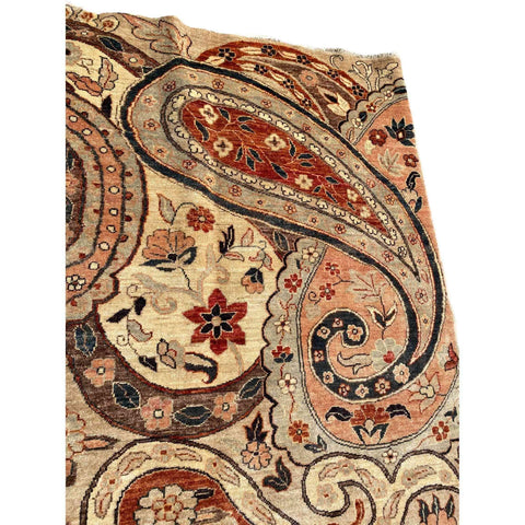 305 x 246 cm Natural dye Modern Yellow Large Rug - Rugmaster