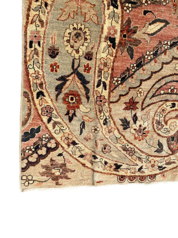 305 x 246 cm Natural dye Modern Yellow Large Rug - Rugmaster