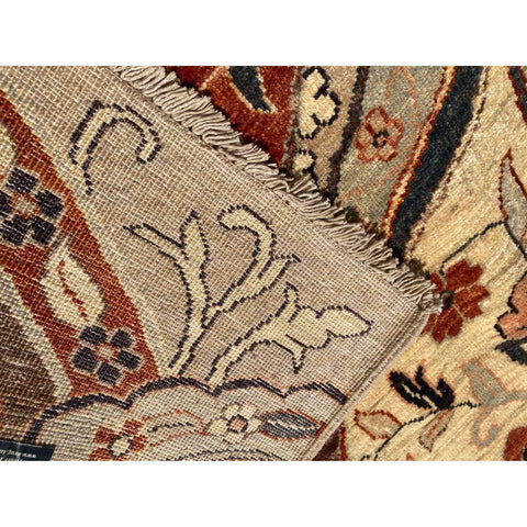 305 x 246 cm Natural dye Modern Yellow Large Rug - Rugmaster