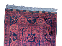 305 x 85 cm Afghan Khan Tribal Red Rug - Rugmaster