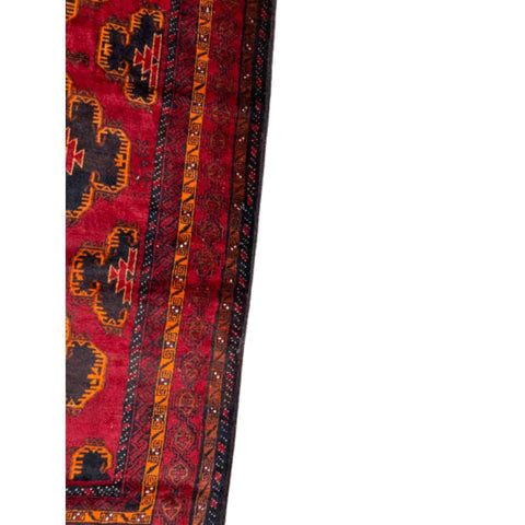 307 x 175 cm Old Afghan Tribal Red Large Rug - Rugoutlet