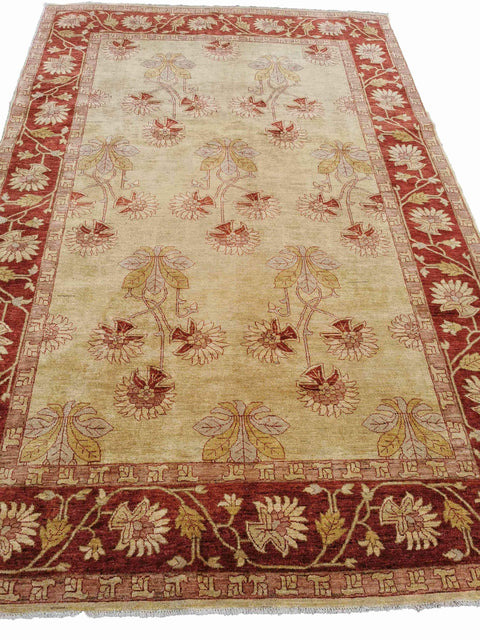 307 x 204 cm Ziegler Antique Yellow Large Rug - Rugoutlet
