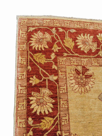 307 x 204 cm Ziegler Antique Yellow Large Rug - Rugoutlet
