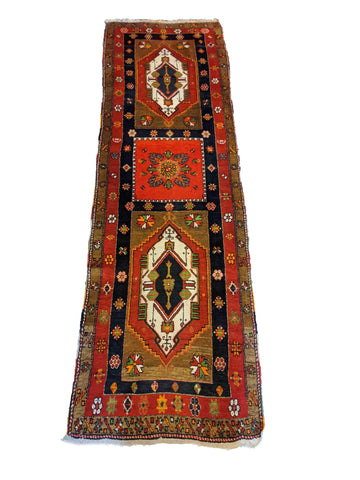 307 x 95 cm Anatolian Red Rug - Rugoutlet