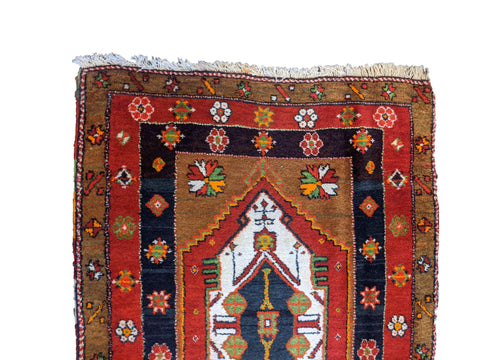307 x 95 cm Anatolian Red Rug - Rugoutlet