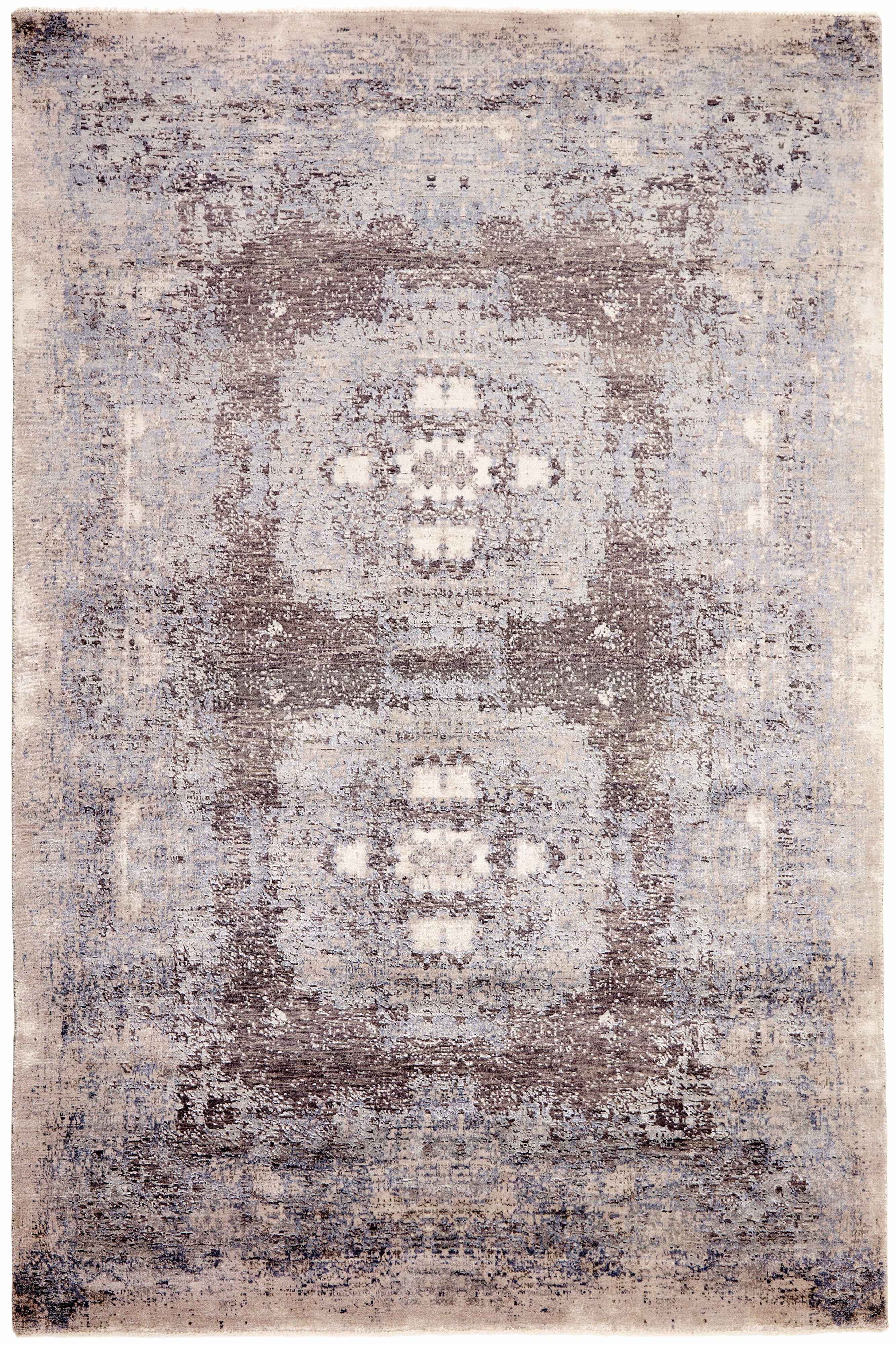 307x307 cm Indian Wool/Viscose Multicolor Rug-840395 - Rugmaster